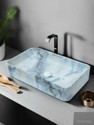 NEKSTONE Premium Designer Ceramic Wash Basin Counter top basin (Glossy) slate 413 Table Top Basin (MULTICOLORS)