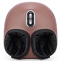 Nekteck Shiatsu Foot Massager Machine with Soothing Heat, Deep Kneading Therapy, Air Compression, Improve Blood Circulation and Foot Wellness,Relax for Home or Office Use(Brown) (Renewed)