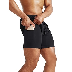 neleus men39s 2 in 1 running shorts with linerdry fit workout shorts with pockets