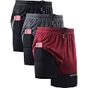 NELEUS Men's 2 in 1 Running Shorts with Liner,Dry Fit Workout Shorts with Pockets