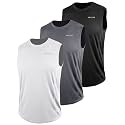 NELEUS Men's 3 Pack Dry Fit Athletic Muscle Tank Workout Gym Shirt
