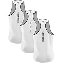 NELEUS Men's 3 Pack Dry Fit Y-Back Muscle Tank Workout Gym Shirt