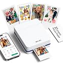 Nelko PP01 Photo Printer, 2x3 Portable Photo Printer, Mini Printer, White