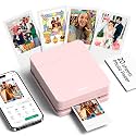 Nelko PP01 Photo Printer, 2x3 Portable Photo Printer, Mini Printer, Pink