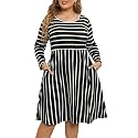 Nemidor Women39s Round Neck Long Sleeve Casual