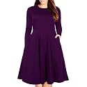 Nemidor Women39s Round Neck Long Sleeve Casual