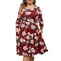 Nemidor Women39s Round Neck Long Sleeve Casual
