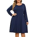 Nemidor Women39s Round Neck Long Sleeve Casual