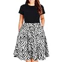 Nemidor Women Plus Size Casual Dress Midi