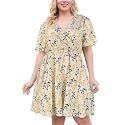 Nemidor Women Plus Size Summer Dress Casual