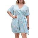 Nemidor Women Plus Size Summer Dress Casual