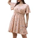 Nemidor Women Plus Size Summer Dress Casual