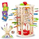 Nene Toys BALLFALL Deluxe Wooden Board Game for Kids Ages 3-9