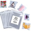 NEOACT 400 Pcs 4"x4.73" Clear Resealable Cellophane Bags Good for Bakery, Candle, Soap, Cookie Poly Bags