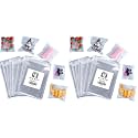 NEOACT 400 Pcs 4"x4.73" Clear Resealable Cellophane Bags Good for Bakery, Candle, Soap, Cookie Poly Bags (Pack of 2)