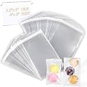 NEOACT 480 PCS Clear Resealable Cellophane Bags 2 Sizes with 180 PCS 3.5×5 Inches, 300 PCSS 4×6 Inches Good for Bakery, Snacks, Candle, Soap, Cookie, Cards.