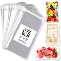 NEOACT 600 Pcs Small Cellophane Bags 3x5,Clear Resealable Cellophane,Self Sealing Bags for Candy Bakery Snacks Cookie Jewelry,Cello Bag for Party Decorative Gift
