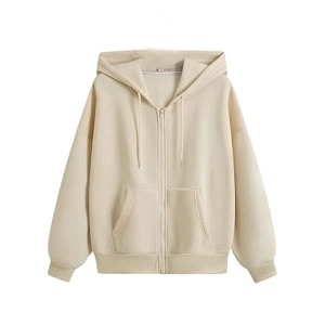 NEOAMBERCasual Solid Full Sleeves Women Stylish Hooded