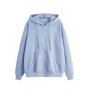 NEOAMBERCasual Solid Full Sleeves Women Stylish Hooded