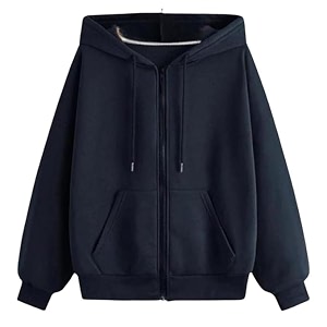 NEOAMBERCasual Solid Full Sleeves Women Stylish Hooded