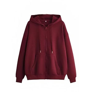 NEOAMBERCasual Solid Full Sleeves Women Stylish Hooded