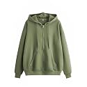 NEOAMBERCasual Solid Full Sleeves Women Stylish Hooded