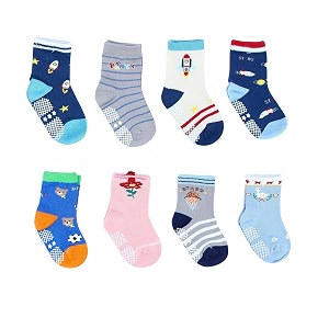 neobaby cotton anti slip dotted socks for kids amp babies boys amp girls assortedrandom designs