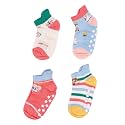 NEOBABY Cotton Anti Slip Grip Socks for Kids Boys &amp; Girls (Assorted Random Designs)