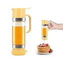 Neodaco 12 oz Honey Dispenser No Drip Honey Pot, 2026 Upgraded Version