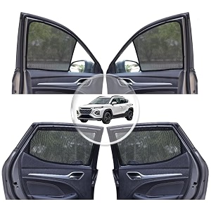 neodrift 39neoshade39 magnetic car sunshades for maruti suzuki fronx uv protection strong magnetic grip zipper design temperature control set of 4