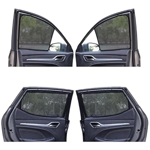 neodrift 39neoshade39 magnetic car sunshades for volkswagen taigun uv protection strong magnetic grip zipper design temperature control set of 4