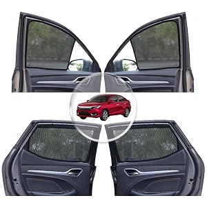 neodrift 39neoshade39 magnetic car sunshades for honda amaze uv protection strong magnetic grip zipper design temperature control model 2018-2024 set of 4