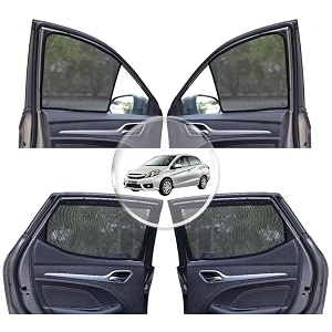 neodrift 39neoshade39 magnetic car sunshades for honda amaze 2015-2017