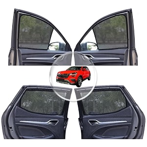 neodrift 39neoshade39 magnetic car sunshades for skoda kushaq temperature control uv protection strong magnetic grip zipper design set of 4