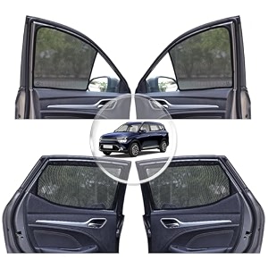 neodrift 39neoshade39 magnetic car sunshades for kia carens set of 6 - front middle amp rear - zipper only on middle rowuv protection magnetic grip privacy amp heat control