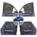 NEODRIFT 'NeoShade' Magnetic Car Sunshades for Maruti Suzuki Swift (UV Protection, Strong Magnetic Grip, Zipper Design, Temperature Control) (Model: 2024 New) (Set of 4)