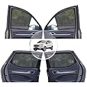 NEODRIFT 'NeoShade' Magnetic Car Sunshades for Ford Ecosport (Set of 4 - Front &amp; Rear - Zipper Only on Rear Row)(UV Protection, Magnetic Grip, Privacy &amp; Heat Control)
