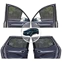 NEODRIFT 'NeoShade' Magnetic Car Sunshades for Tata Altroz (UV Protection, Strong Magnetic Grip, Zipper Design, Temperature Control) (Set of 4)