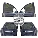 NEODRIFT 'NeoShade' Magnetic Car Sunshades for Kia Seltos (UV Protection, Strong Magnetic Grip, Zipper Design, Temperature Control) (Set of 4)