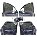 NEODRIFT 'NeoShade' Magnetic Car Sunshades for Kia Carens (Set of 6 - Front, Middle &amp; Rear - Zipper Only on Middle Row)(UV Protection, Magnetic Grip, Privacy &amp; Heat Control)