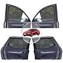 NEODRIFT 'NeoShade' Magnetic Car Sunshades for Hyundai Verna (UV Protection, Strong Magnetic Grip, Zipper Design, Temperature Control) (Model: 2023-2024) (Set of 4)