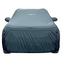 NEODRIFT 'SuperTech' Car Cover for Kia Syros (100% Water-Resistant, All Weather Protection, Tailored Fit, Multi-Layered &amp; Breathable Fabric) (Colour: Light Blue+Black)