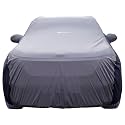 NEODRIFT 'SuperTech' Car Cover for Tata ALtroz D-A (100% Water-Resistant, All Weather Protection, Tailored Fit, Multi-Layered &amp; Breathable Fabric) (Colour: L.Grey+Blue)