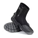 Neoprene Dive Boots 5mm Tall Zippered with Anti-Slip Rubber Sole Wetsuit Boots for Water Sports Scuba Diving Snorkeling