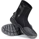 Neoprene Dive Boots 5mm Tall Zippered with Anti-Slip Rubber Sole Wetsuit Boots for Water Sports Scuba Diving Snorkeling