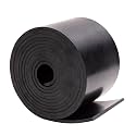 Neoprene Rubber Sheet Solid Rubber Strips Roll PadInsulation for Weather Stripping, Gasket, Shield, Costume, Seal, DIY (3/16 (.187") Thick, 4" Wide X 10' Long)