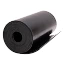 Neoprene Rubber Sheet Solid Rubber Strips Roll PadInsulation for Weather Stripping, Gasket, Shield, Costume, Seal, DIY (1/8 (.125)" Thick, 10" Wide X 10' Long)