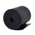 Neoprene Rubber Sheet Solid Rubber Strips Roll PadInsulation for Weather Stripping, Gasket, Shield, Costume, Seal, DIY (1/8 (.125)" Thick, 5" Wide X 10' Long)