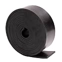Neoprene Rubber Sheet Solid Rubber Strips Roll PadInsulation for Weather Stripping, Gasket, Shield, Costume, Seal, DIY (3/16 (.187") Thick, 2" Wide X 10' Long)