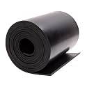 Neoprene Rubber Sheet Solid Rubber Strips Roll PadInsulation for Weather Stripping, Gasket, Shield, Costume, Seal, DIY (3/16 (.187") Thick, 8" Wide X 10' Long)